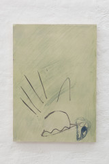 Inga Meldere, <em>The Study of Palm, </em>2024, Oil on paper, 41.5 x 29.6 cm – Thumbnail preview