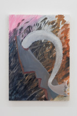Inga Meldere, <em>Bad Hearing, </em>2024, Oil on paper, 29.6 x 41.5 cm – Thumbnail preview
