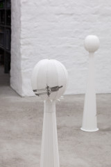 Lisa Sifkovits, <em>Catching old ghosts looming over the city</em>, 2025, Pencil on paper, each 75 × 15 × 15 cm – Thumbnail preview