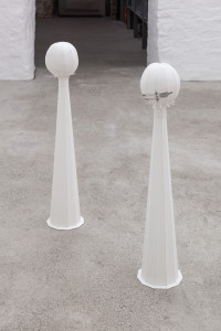 Lisa Sifkovits, <em>Catching old ghosts looming over the city</em>, 2025, Pencil on paper, each 75 × 15 × 15 cm – Thumbnail preview