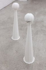 Lisa Sifkovits, <em>Catching old ghosts looming over the city,</em> 2025, Pencil on paper, each 75 × 15 × 15 cm – Thumbnail preview