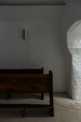 Micah Schippa-Wildfong, <em>In Another Room I Am Drinking Eggs from a Boot, </em>2024, Installation view, Pech, Vienna* – Thumbnail preview