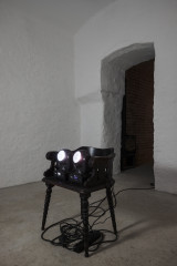 Michael Ray-Von,<em> </em>2025,<em> </em>Moving head stage lights, single-board computer, software, 09 m 15 s – Thumbnail preview