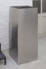Rosario Aninat and Simon Shim-Sutcliffe, <em>Baby Teeth</em>, 2024, Stainless steel, dirt, typographic sorts – Thumbnail preview