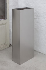Rosario Aninat and Simon Shim-Sutcliffe, <em>Baby Teeth</em>, 2024, Stainless steel, dirt, typographic sorts – Thumbnail preview