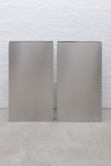 Rosario Aninat and Simon Shim-Sutcliffe, <em>Baby Teeth</em>, 2024, Stainless steel, dirt, typographic sorts – Thumbnail preview