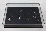 Samuel Haitz, <em>Archive (I’m not so much into superficial things, but when I close my eyes at night, all I can see is your face)</em>, 2026, Acrylic glass, wood, brackets, mixed media, 42 × 29,7 × 7,6 cm – Thumbnail preview